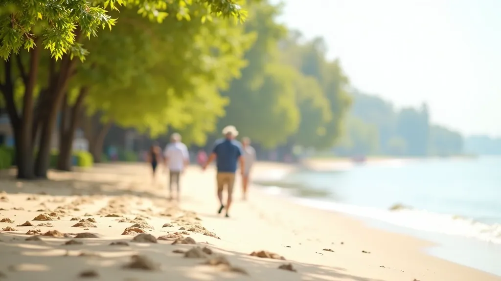 Mangaļsala pavasarī ar zaļiem kokiem, pastaigas laikiem piemērota temperatūra, mierīgi apstākļi
